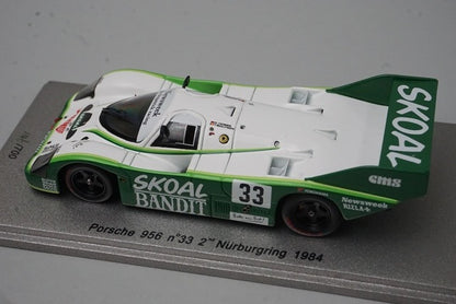 1:43 Spark NA009 Porsche 956 Nürburgring 2nd 1984 #33 D.Hobbs / T.Boutsen