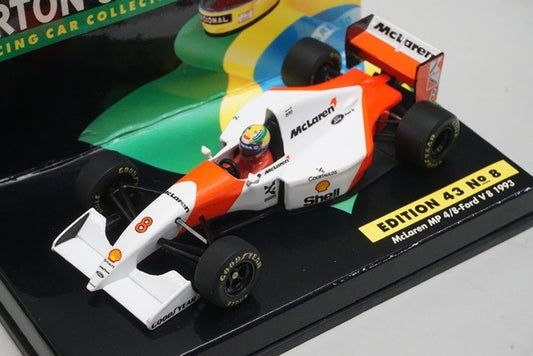 1:43 MINICHAMPS McLaren MP4/8 Ford V8 1993 A. Senna #8 ASC No.8 10043 model car