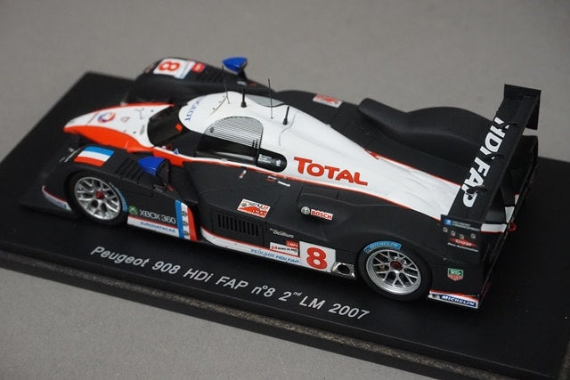 1:43 SPARK S1273 Peugeot 908 HDi FAP LM 2007 2nd place #8