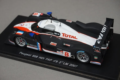 1:43 SPARK S1273 Peugeot 908 HDi FAP LM 2007 2nd place #8