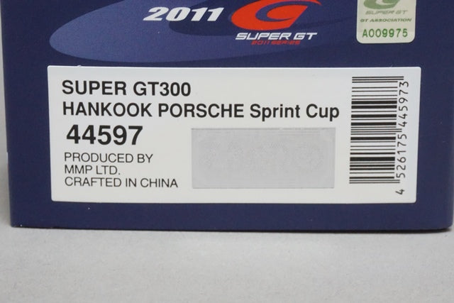 1:43 EBBRO 44597 Hankook Porsche Super GT300 2011 Sprint Cup #33