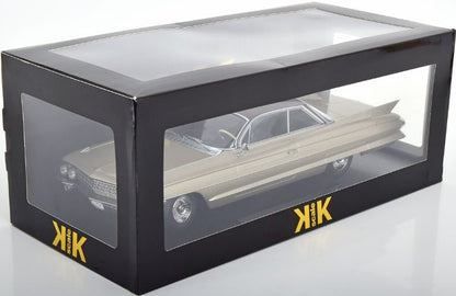 KKDC181252 KK scale 1:18 Cadillac Series 62 Coupe DeVille 1961 in Beige Metallic/Brown Metallic