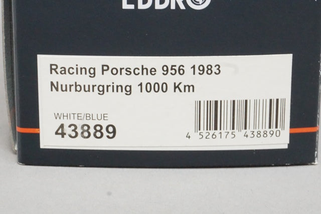 1:43 EBBRO 43889 Racing Porsche 956 Nurburgring 1983 1000Km #3