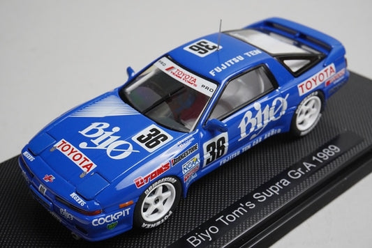 1:43 EBBRO 43975 Toyota Bayer Tom's Supra Gr.A 1989 #36 model car
