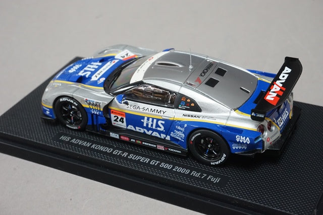 1:43 EBBRO 44234 HIS Advan Condo GT-R 500 2009 Rd.7 Fuji #24