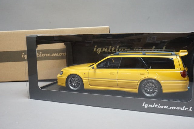 1:18 ignition model IG2887 Nissan Stagea 260RS (WGNC34) Yellow