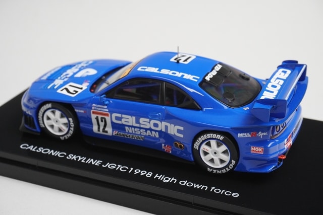 1:43 EBBRO 44252 CALSONIC Skyline JGTC 1998 High Down Force #12 model car