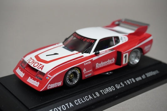 1:43 EBBRO 43260 Toyota Celica LB Turbo Gr.5 1978 #1 model car