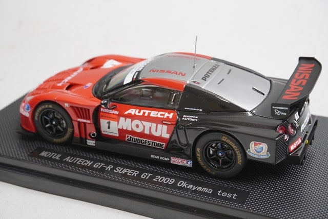 1:43 EBBRO 44171 Nissan Motul Autech GT-R Super GT500 Okayama Test 2009 #1 model car