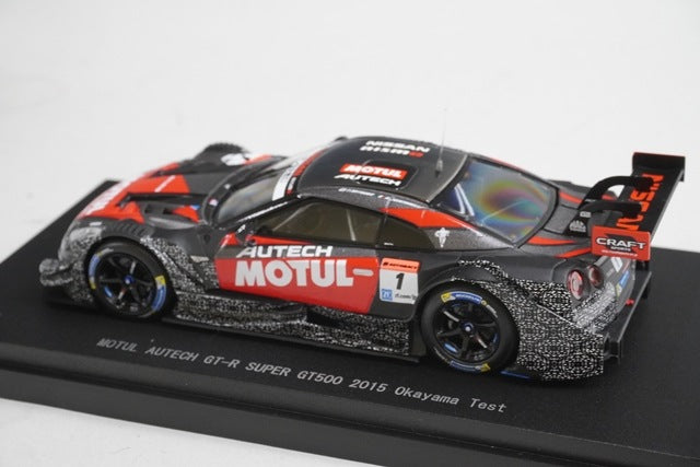 1:43 EBBRO 45275 MOTUL AUTECH GT-R Super GT500 Okayama Test 2015 #1 model car