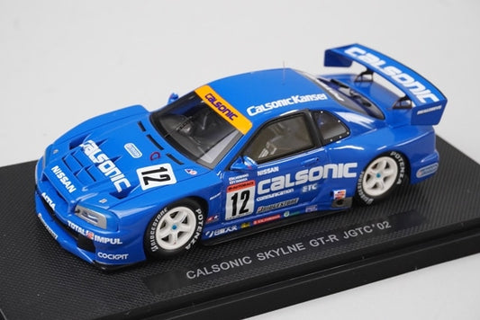 1:43 EBBRO P410 Nissan Skyline GT-R JGTC 2002 #12 model car