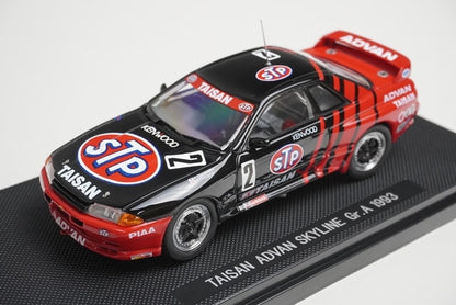1:43 EBBRO 43767 TAISAN ADVAN Skyline Gr.A 1993 #2 model car