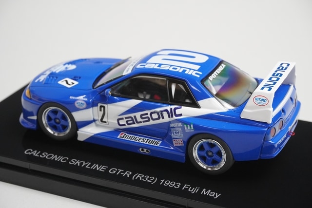 1:43 EBBRO 44504 Calsonic Skyline GT-R (R32) Fuji May 1993 #2 model car