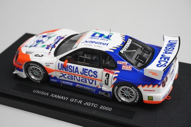 1:43 EBBRO P428 UNISIA XANAVI GT-R JGTC 2000 #3 model car