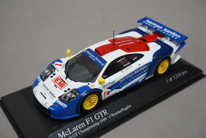 1:43 MINICHAMPS 530194301 McLaren F1 GTR British GTC 1999 #1