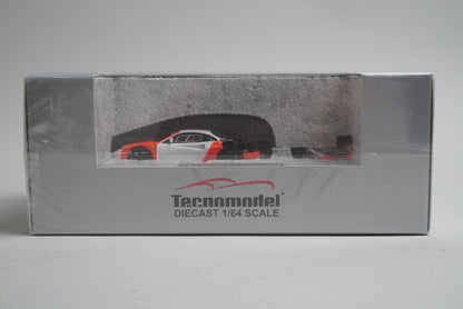 TM64-01C Tecnomodel 1:64 Ferrari F40 LM 1996 Red White w/Black Wheels