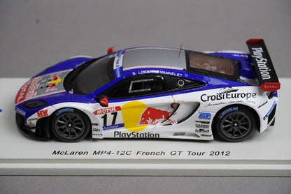 1:43 SPARK SF067 McLaren MP4-12C French GT Tour 2012 #17 model car