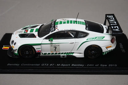 1:43 SPARK SB109 Bentley Continental GT3 M-Sport SPA 24h 2015 #7