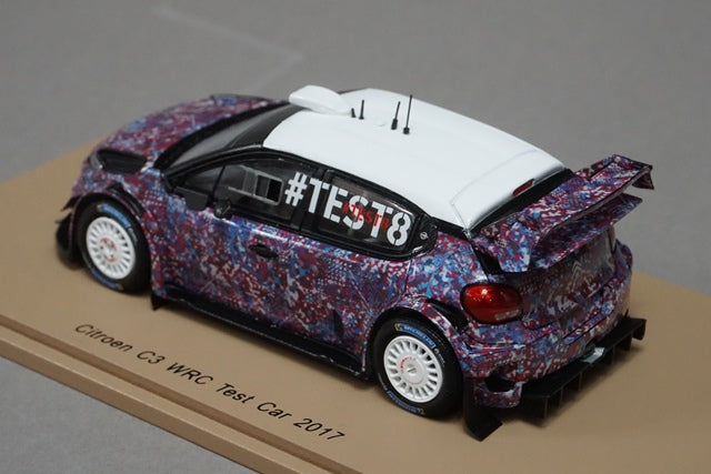 1:43 SPARK S5158 Citroen C3 WRC Test Car 2017