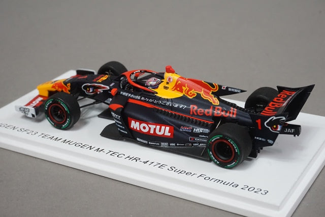 1:43 SPARK SFJ001 MUGEN SF23 M-TEC HR-417E Super Formula 2023 #1