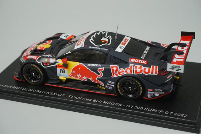 1:43 SPARK SGT025 Honda Red Bull MOTUL MUGEN NSX-GT GT500 Super GT 2022 #16