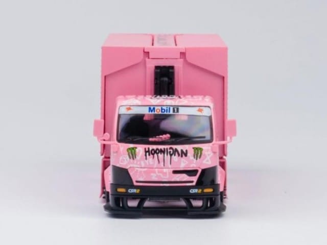 Micro Turbo PEAKO 1:64 Wing Custom Truck Custom Truck Ken Block Hoonipigasus #43 pink ABS with accessories