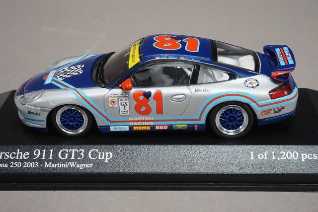 1:43 MINICHAMPS 400036981 Porsche 911 GT3 Cup Daytona 250 2003 #81