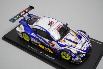 1:43 SPARK SGT057 Weds Sports ADVAN GR Supra GT500 Super GT 2023 #19 model car