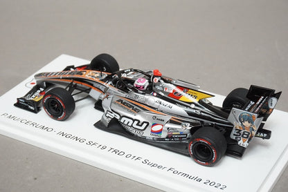 1:43 SPARK SJ124 P.MU/Selmo Inging SF19 TRD 01F Super Formula 2022 #38 Sho Tsuboi