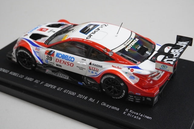 1:43 EBBRO 45388 LEXUS DENSO KOBELCO SARD RC F Super GT GT500 Okayama 2016 #39 model car
