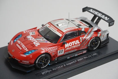 1:43 EBBRO 43958 Nissan MOTUL AUTECH Z SUPER GT 2007 Late Model #22