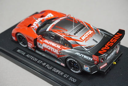 1:43 EBBRO 44128 Nissan MOTUL AUTECH GT-R Fuji Super GT500 #22