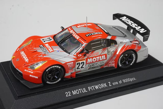 1:43 EBBRO 43572 Nissan MOTUL Pit Work Z JGTC 2004 #22