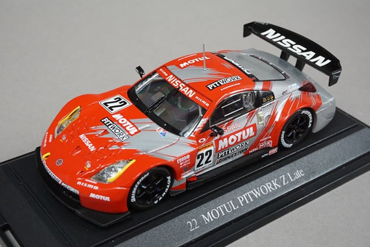 1:43 EBBRO 43669 Nissan MOTUL Pit Work Z JGTC 2004 Late #22