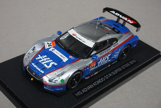 1:43 EBBRO 44325 Nissan HIS ADVAN CONDO GT-R Super GT500 2010 #24