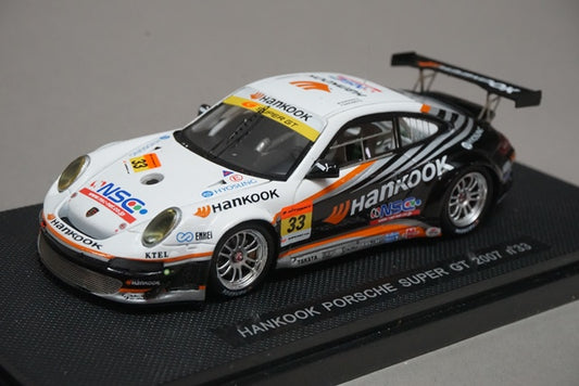 1:43 EBBRO 43925 Porsche Hankook Super GT 2007 #33