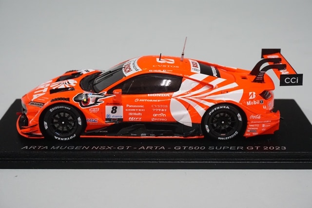 1:43 SPARK SGT053 Honda ARTA MUGEN NSX-GT 500 Super GT 2023 #8