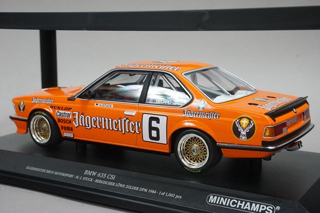 1:18 MINICHAMPS 155842506 BMW 635 CSi DPM BRUN MOTORSPORT 1984 #6