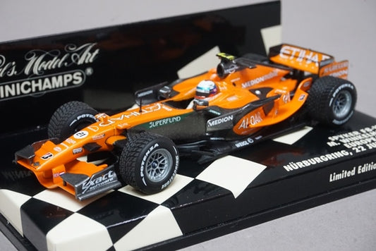 1:43 MINICHAMPS 400070120 Spyker F8-VII European GP Nurburgring 2007 #21