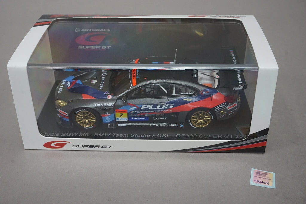 1:43 SPARK SGT005 Studie BMW M6 GT300 Super GT 2020 #7