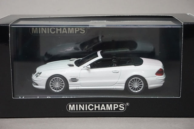 1:43 MINICHAMPS 400036170 Mercedes Benz SL55 AMG 2007 White