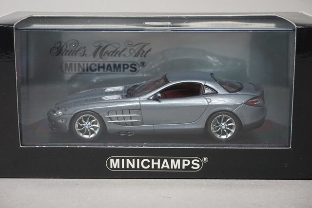 1:43 MINICHAMPS 400033022 Mercedes Benz SLR McLaren 2003 Dark Silver