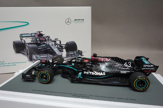 1:18 SPARK 18S566 Mercedes AMG F1 W11 EQ Performance Sakhir GP 2020 #63