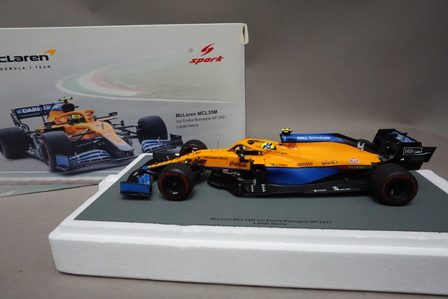 1:18 SPARK 18S585 McLaren MCL35M Emilia Romagna GP 2021 #4