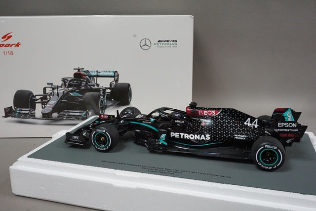 1:18 SPARK 18S483 Mercedes AMG F1 W11 EQ Performance British GP winner 2020 #44 Lewis Hamilton