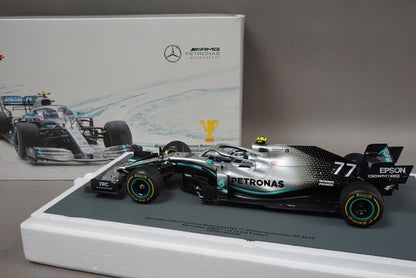 1:18 SPARK 18S451 Mercedes AMG F1 W10 EQ Power+ Australian GP winner 2019 #77 Valtteri Bottas