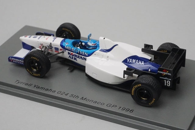 1:43 SPARK S6977 Tyrrell Yamaha 024 Monaco GP 1996 #19 Mika Salo