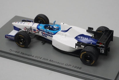 1:43 SPARK S6977 Tyrrell Yamaha 024 Monaco GP 1996 #19 Mika Salo