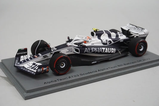 1:43 SPARK S8527 Alfatauri AT03 Bahrain GP 2022 #22 Yuki Tsunoda