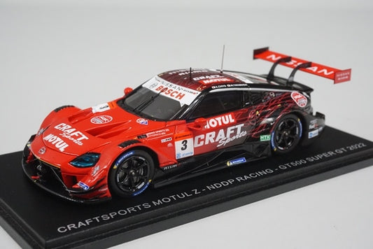 1:43 SPARK SGT022 CRAFTSPORTS MOTUL Z GT500 Super GT 2022 #3